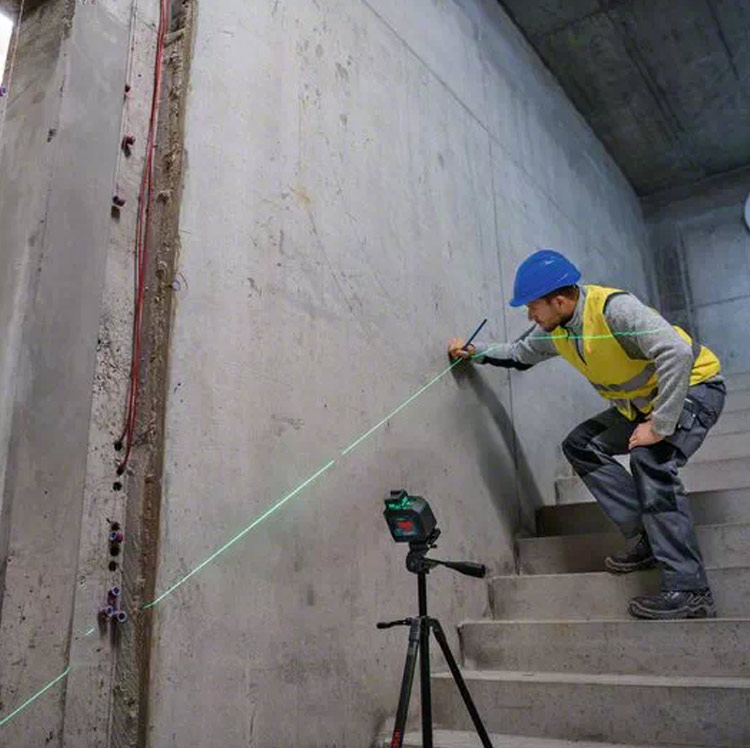 Livella A Croce Stabila 2D - Professionale Per Livellamenti Di Precisione